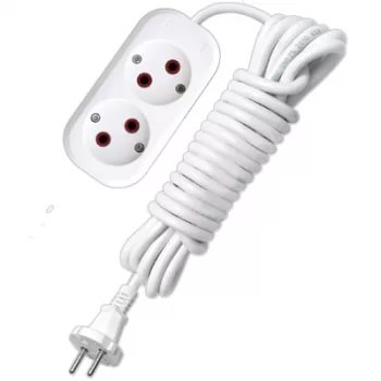 картинка Удлинитель 2х2м У6-011М ПВС 2х0,75 "У" от магазина Евродом