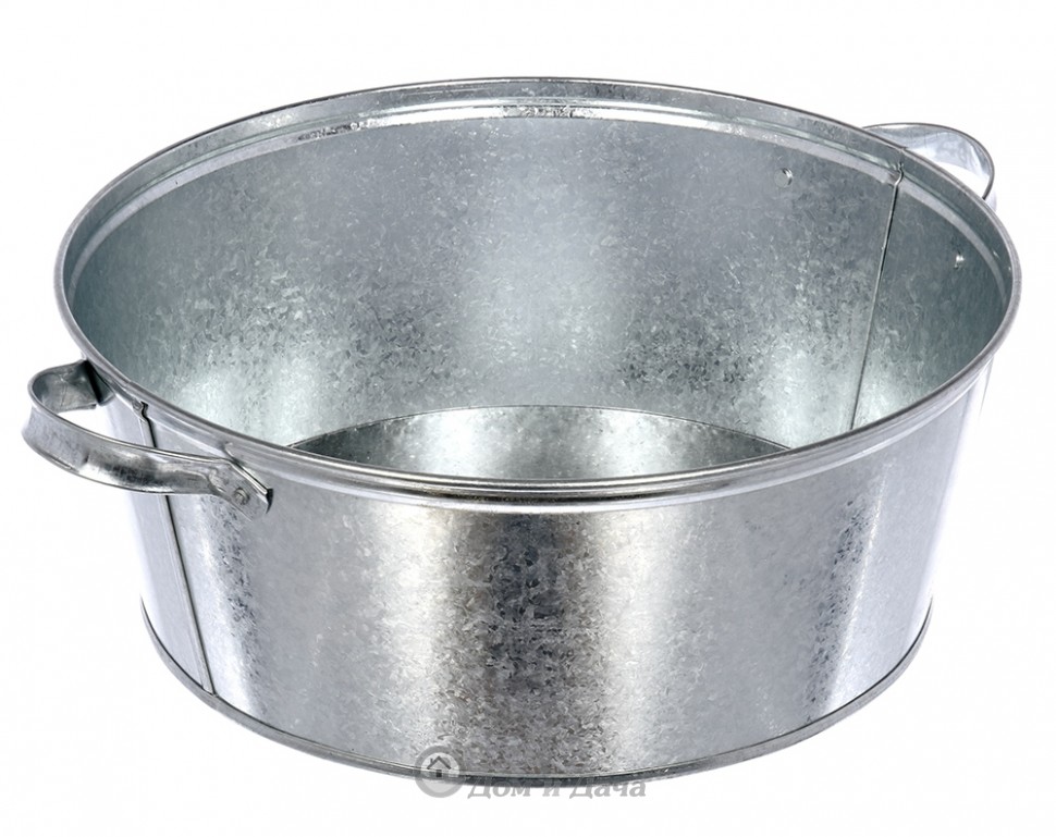 картинка Таз оцинкованный круглый 13л от магазина Евродом