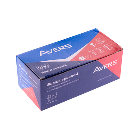 картинка Замок врезной Avers 1223/60-AB от магазина Евродом