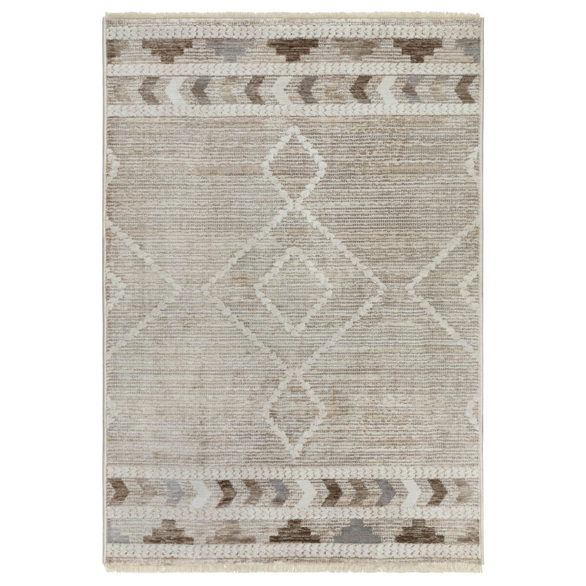 картинка Ковер OLBIA 2*2.9 дизайн B0803A MINK/L.BEIGE от магазина Евродом
