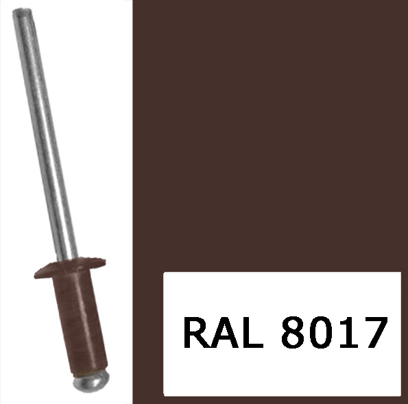 картинка Заклепки RAL8017 4,0х10 от магазина Евродом