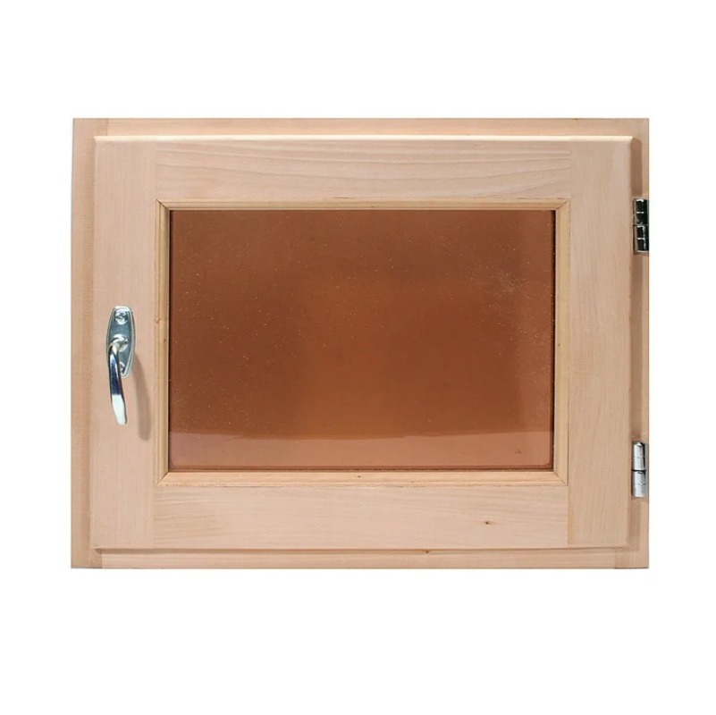 картинка Форточка 30*40 двойное стекло бронза  липа от магазина Евродом