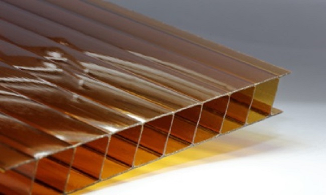 картинка Поликарбонат SUNNEX 6мм  янтарь, п.м. от магазина Евродом