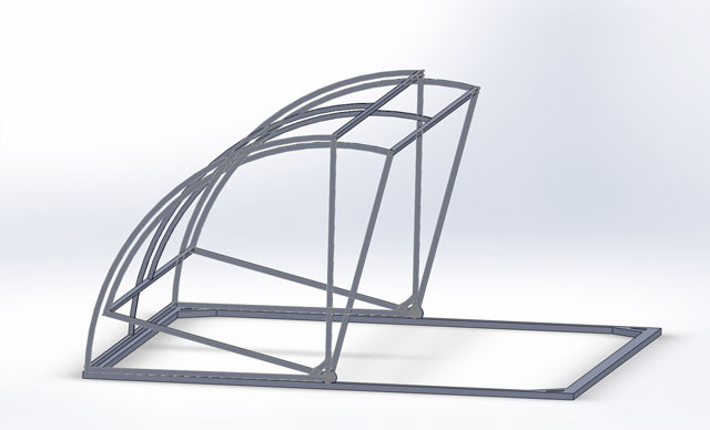 картинка Каркас парника 2м "Агросфера-Хлебница" от магазина Евродом