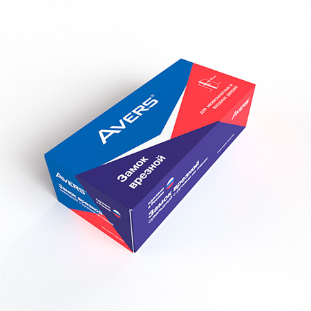 картинка Замок ЗВ 9-4-1-4 (серебро) Avers от магазина Евродом