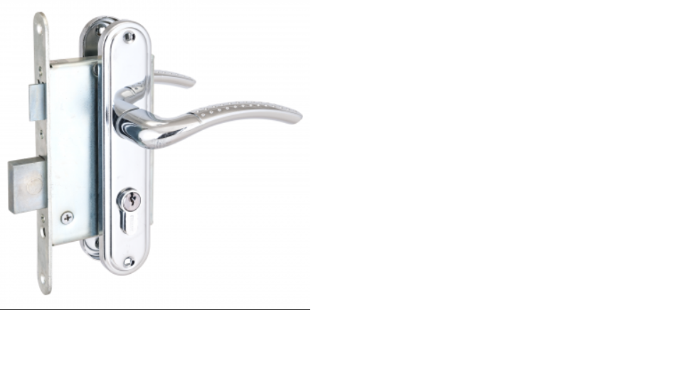 картинка Замок ЗВ 4-7.03 хром Стандарт от магазина Евродом