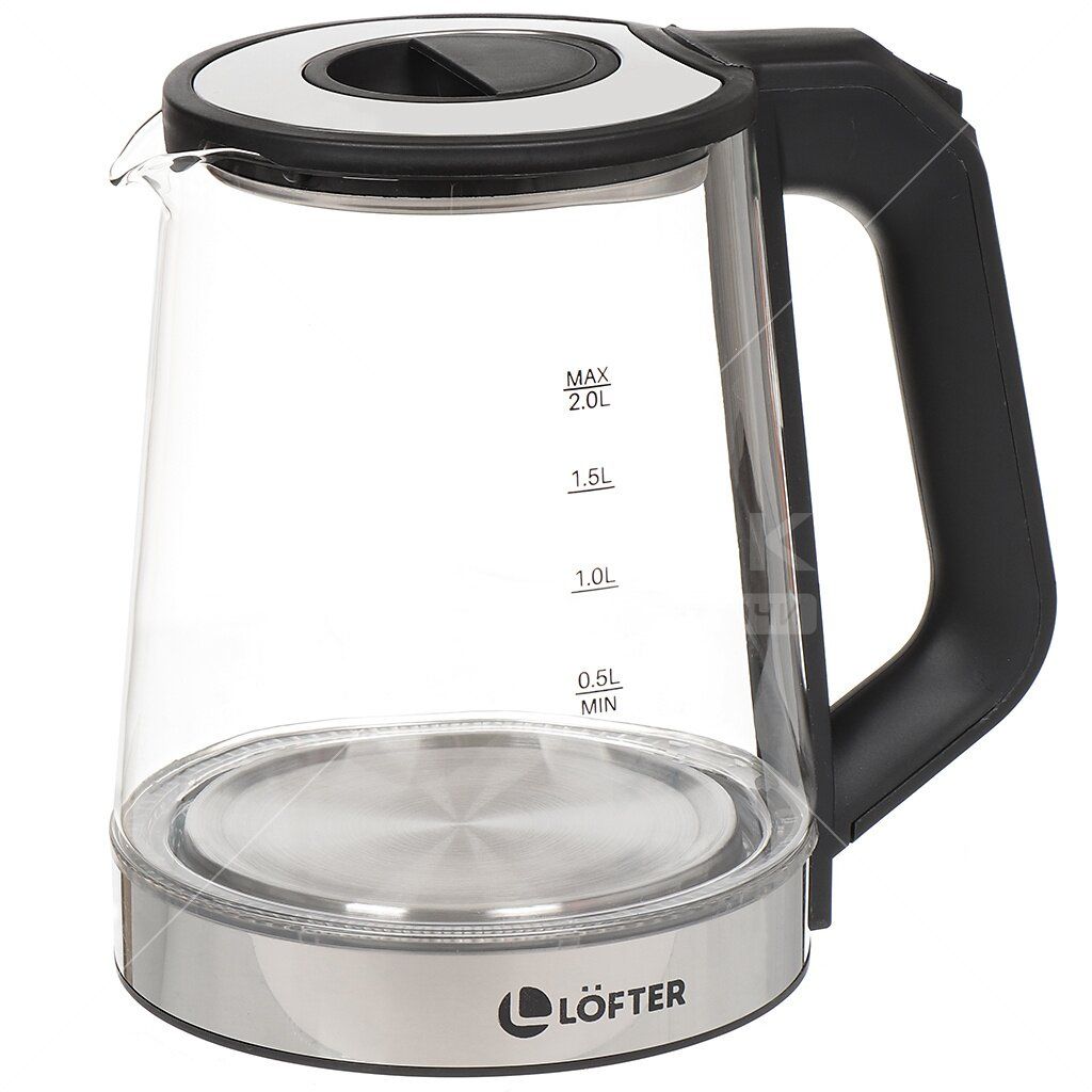картинка Чайник электрический Lofter, 2 л, с подсветкой, 1500 Вт от магазина Евродом