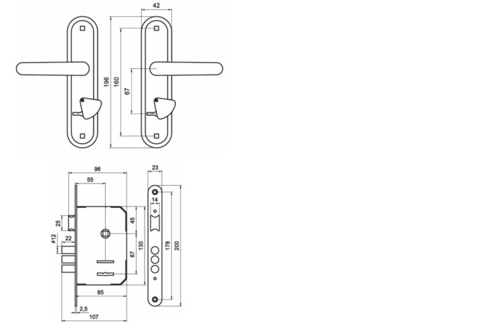 картинка Замок ЗВ 9 серебро Омега от магазина Евродом