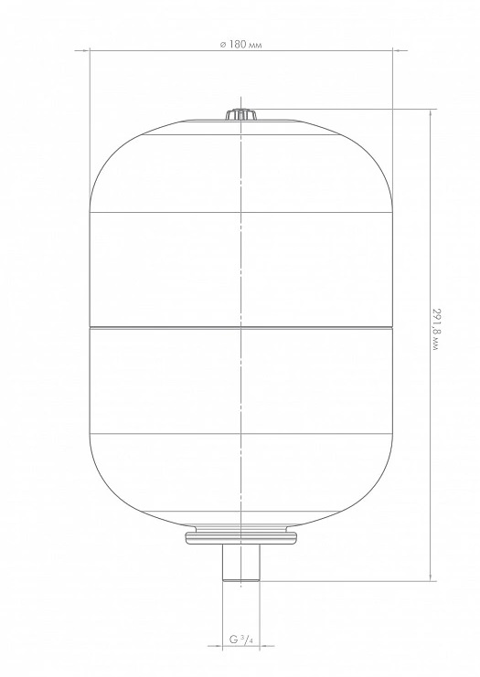 картинка Бак для воды (экспанзомат) Джилекс 6л 7806 от магазина Евродом