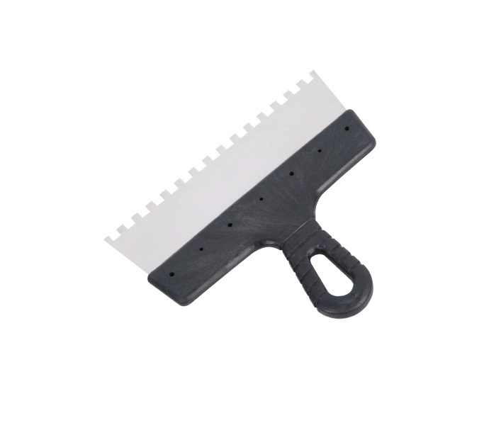 картинка Шпатель нерж. зубч. с пласт. руч., 350мм, зуб 10х10мм от магазина Евродом