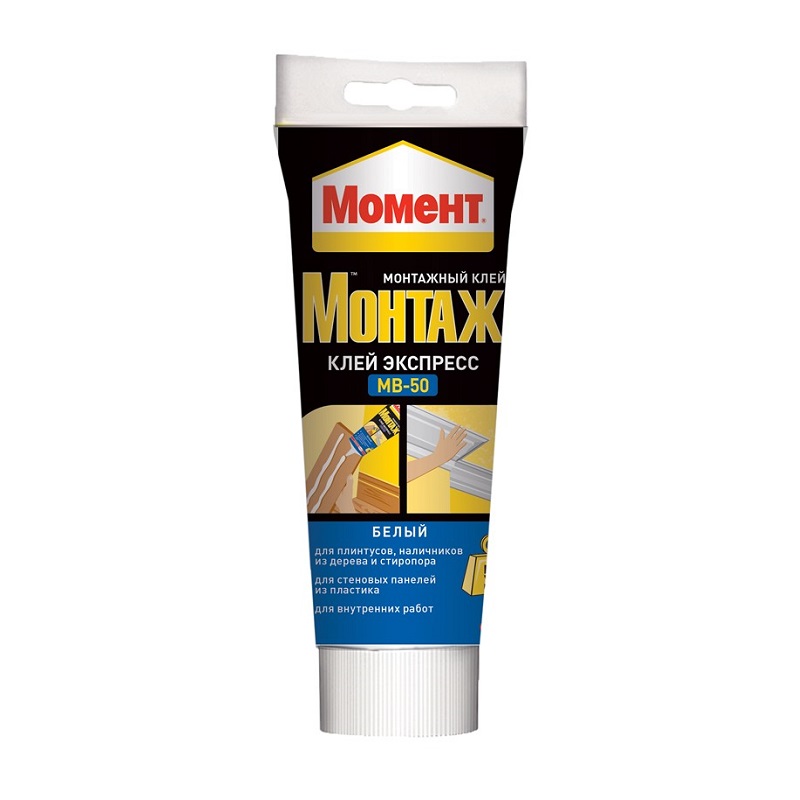 картинка Монтажный клей МОМЕНТ Монтаж 250 г МВ-50 от магазина Евродом