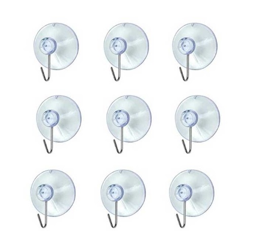 картинка Крючок 9 шт 4см присоска-вакуум NA1054 от магазина Евродом