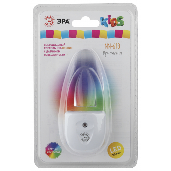 картинка Светильник-ночник RGB NN-618-LS-W ЭРА  от магазина Евродом