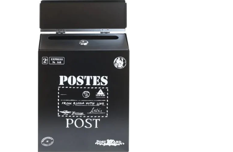 картинка Ящик почтовый АЛЛЮР №3010 черный от магазина Евродом