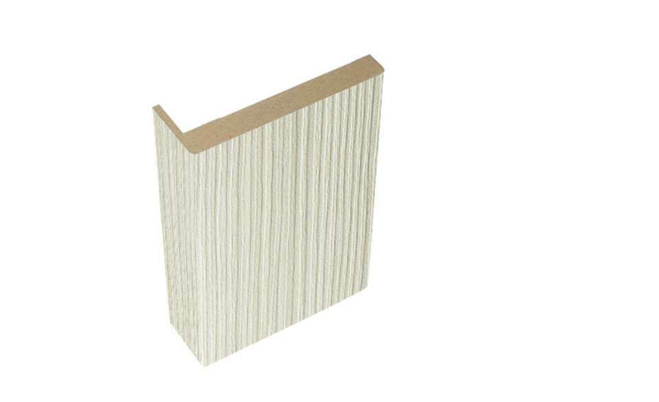 картинка Наличник ПВХ Лиственница Белёная 2150/65/8 телескоп от магазина Евродом