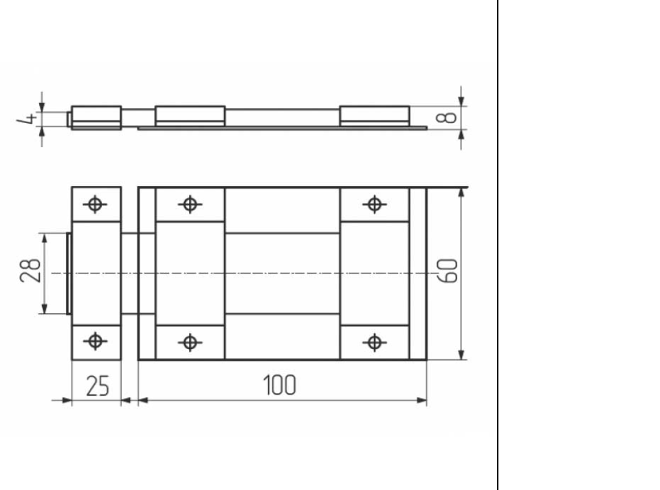 картинка Засов накладной ПМ №3"К" черный Шепард от магазина Евродом