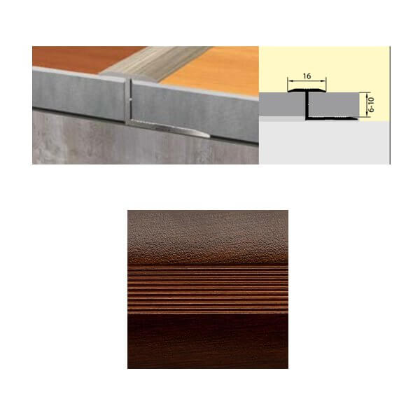 картинка Угол внутренний (РП) 20х20мм 0,9м Венге от магазина Евродом