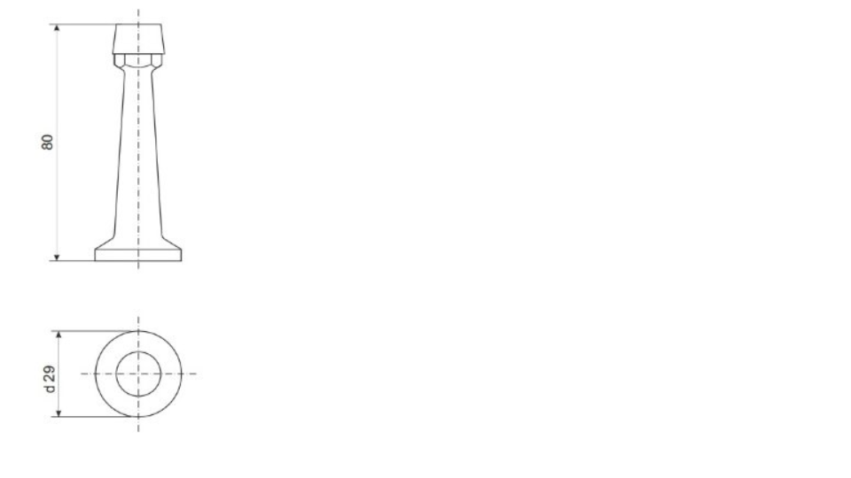 картинка Упор VETTORE 015 MBP (Черный матовый) от магазина Евродом