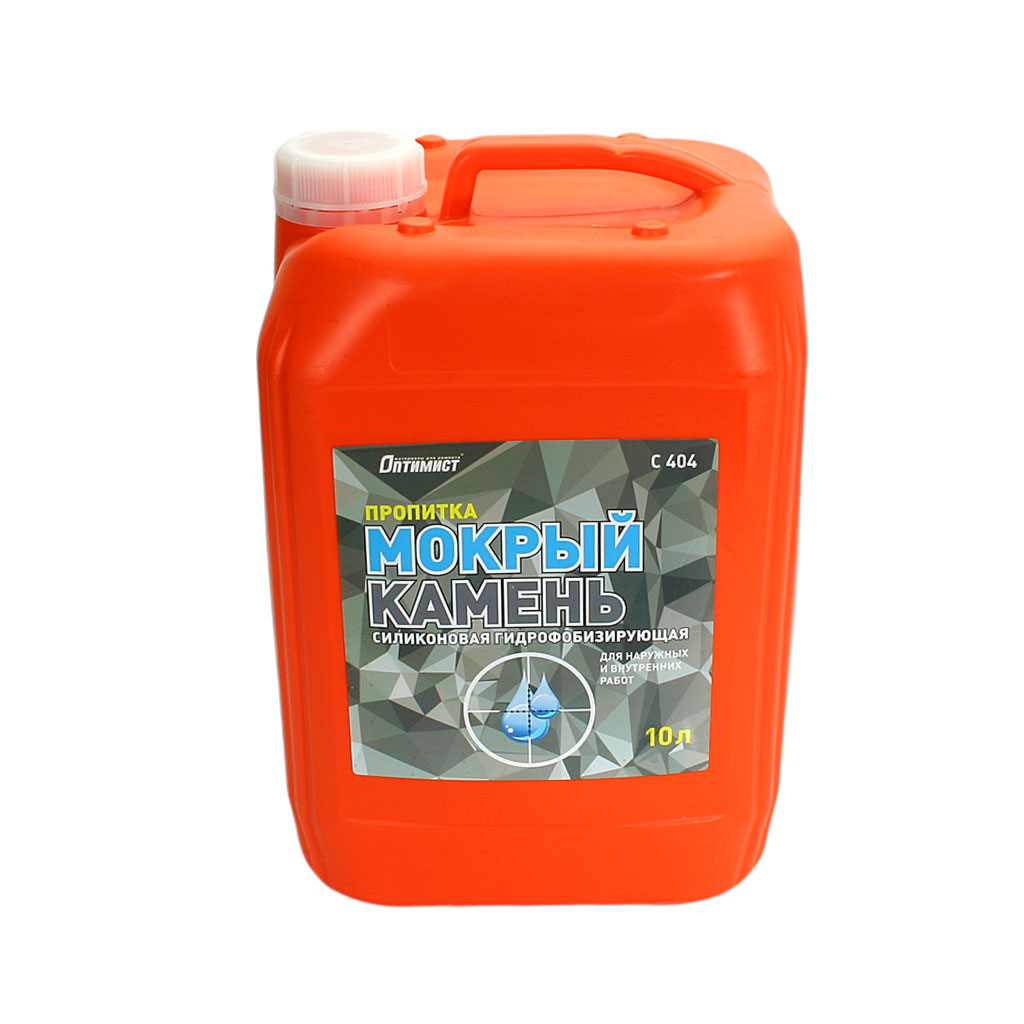картинка Пропитка силиконовая Оптимист Мокрый камень 10л от магазина Евродом