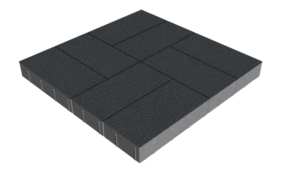 картинка Плитка тротуарная 1.П.4 "ГРАФИТ" (13,44м2) 1м2-50шт от магазина Евродом