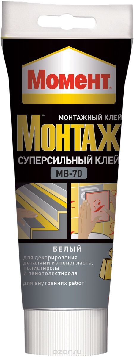 картинка Монтажный клей МОМЕНТ Монтаж 250г суперсил. от магазина Евродом