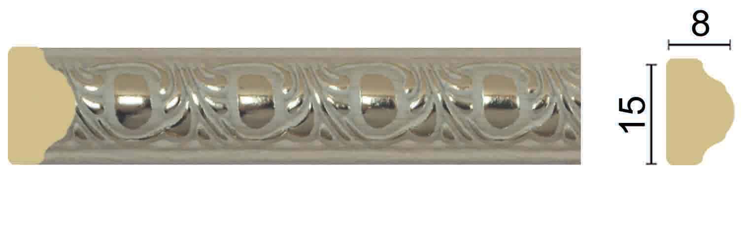 картинка Интерьерный багет 1МБ1.5/5-5 Vitart 2,4м от магазина Евродом