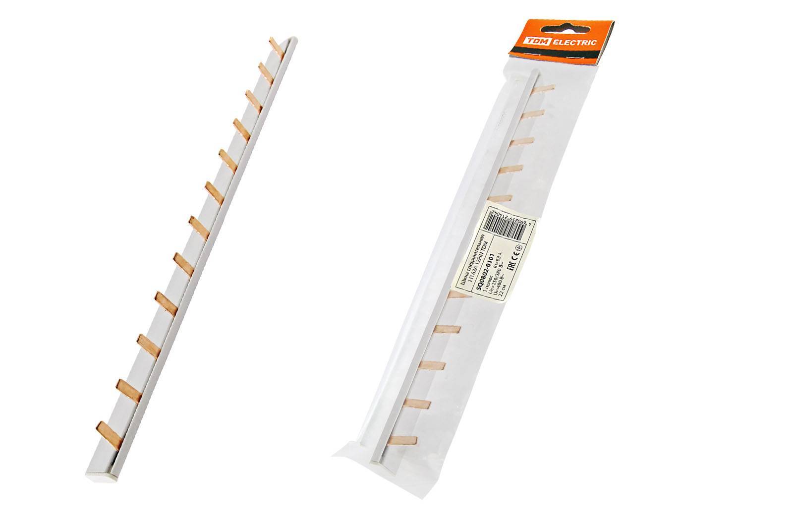 картинка Шина соединительная 1П 63А PIN штырь 12PIN TDM от магазина Евродом