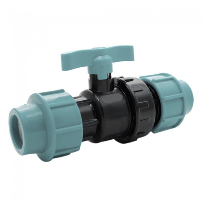 картинка ПЭ Кран 25 зажим ИТАЛ 104/8шт) от магазина Евродом