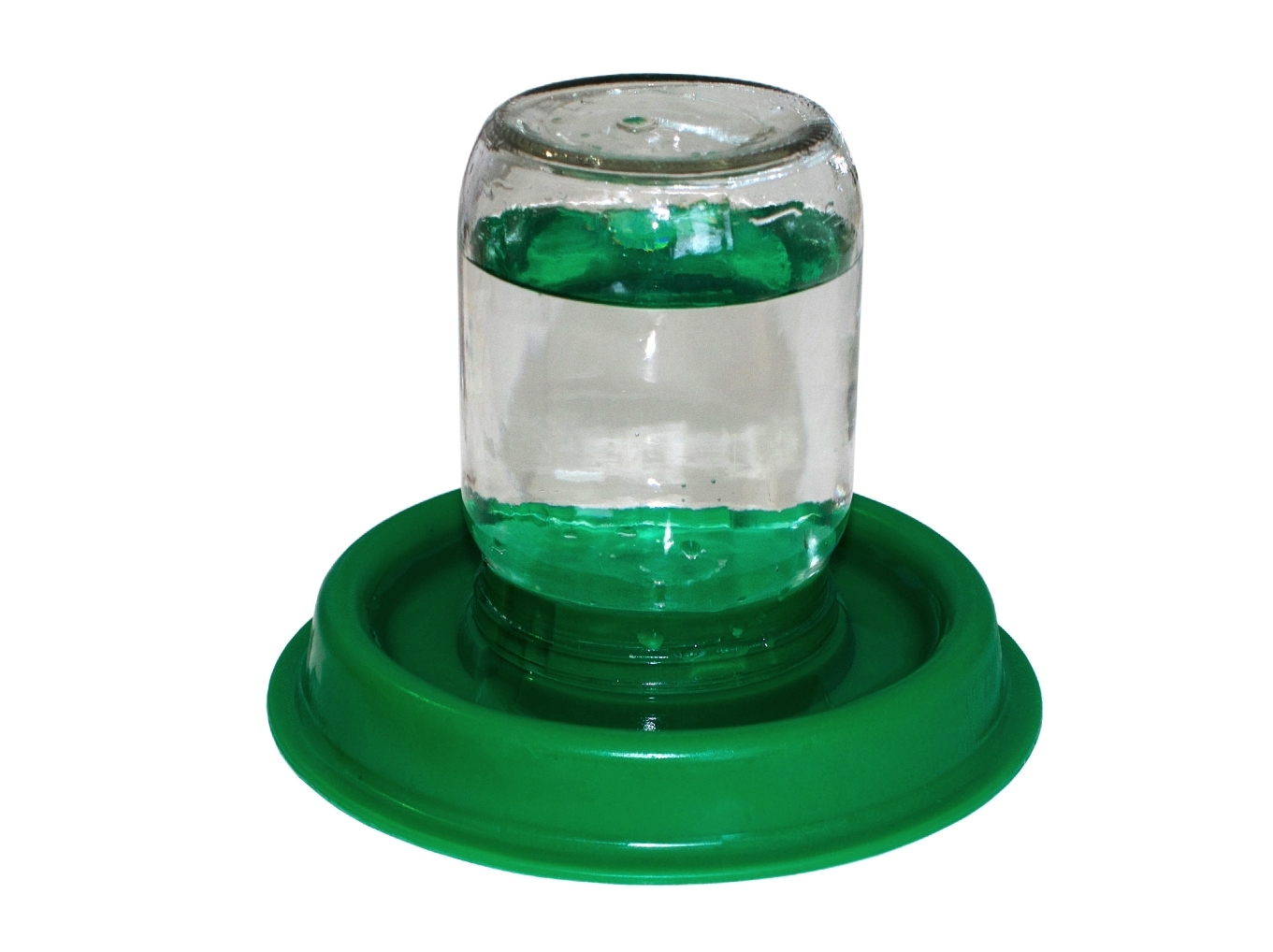 картинка Поилка для цыплят на банку от магазина Евродом