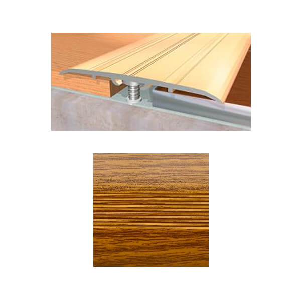 картинка Угол-порог 40х22мм 0,9м дуб темный от магазина Евродом