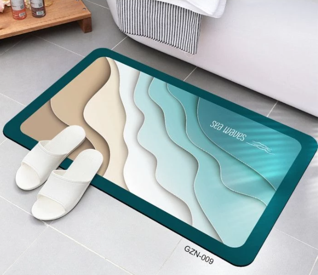 картинка Коврик противоскользящий для ванной ZALEL 45х75 GZN-009 от магазина Евродом