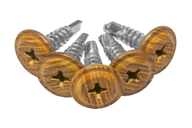 картинка Саморезы пресшайба сверло 4,2*19 темный дуб от магазина Евродом