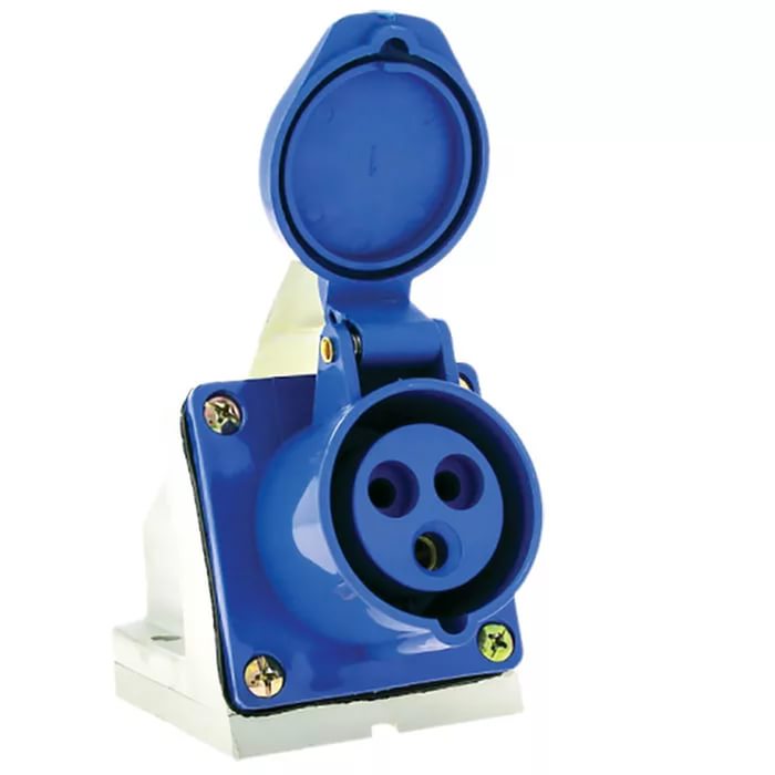 картинка Розетка 123 стационарная 2Р+РЕ 32А 220В IP44 TDM от магазина Евродом