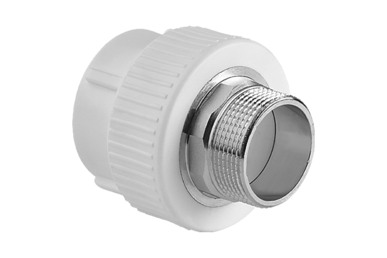 картинка Муфта комб. нар.р. Ø40х1 1/2" PRO AQUA Белый от магазина Евродом