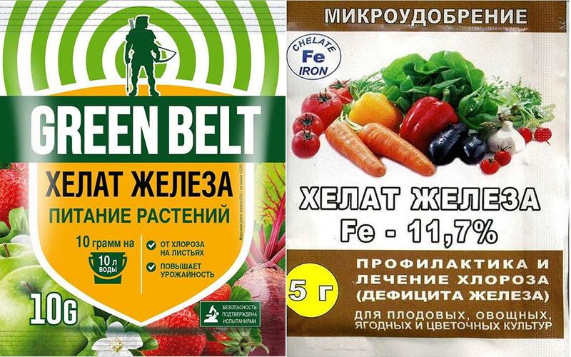 картинка Хелат железа 5г микроэлемент для питания растений от магазина Евродом