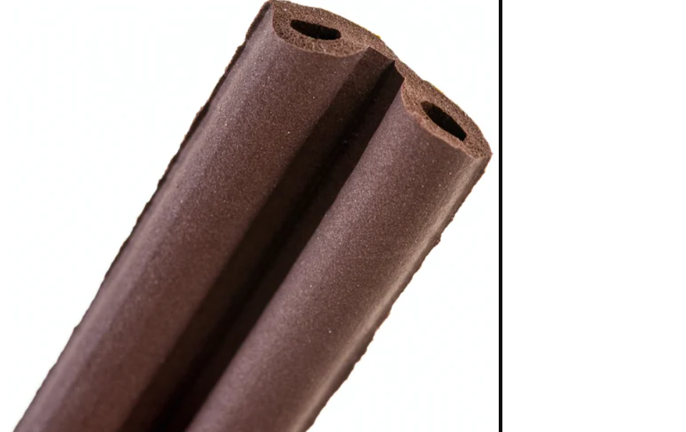 картинка Уплотнитель P-профиль коричневый одинарная полоска от магазина Евродом