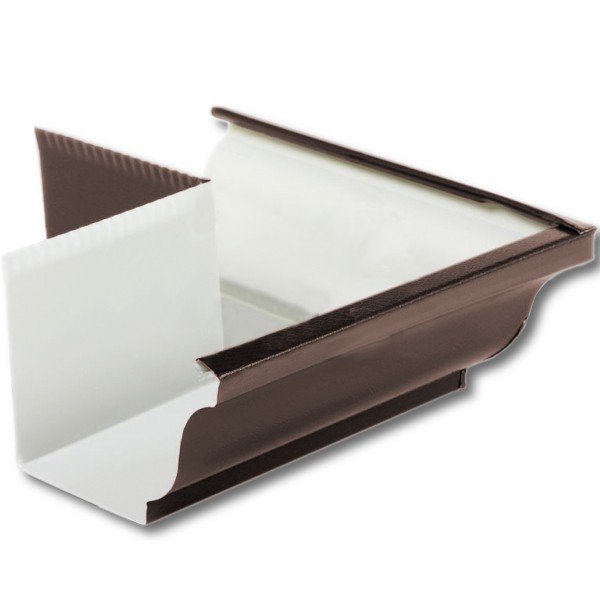 картинка Угол желоба наружный 120х86 (ПЭ-01-8017-0,5) от магазина Евродом