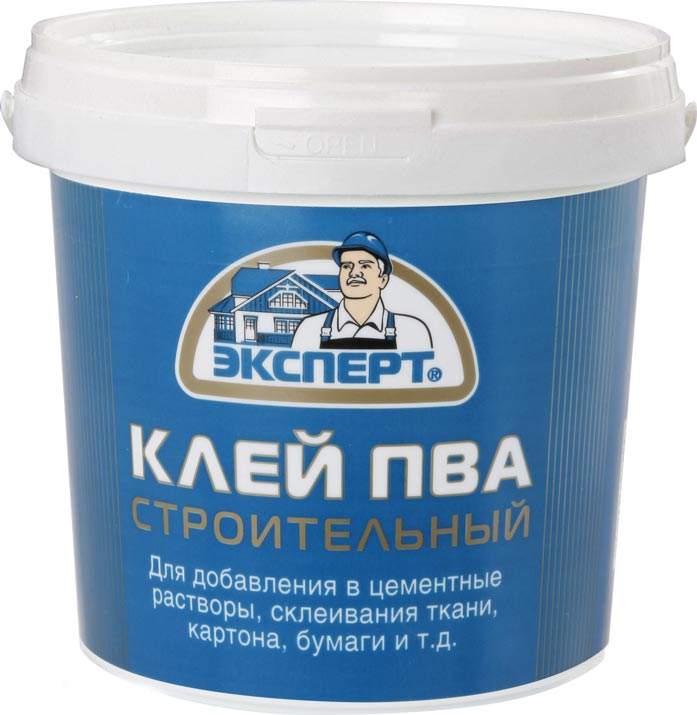 картинка Клей ПВА Эксперт строительный 0,9кг  от магазина Евродом