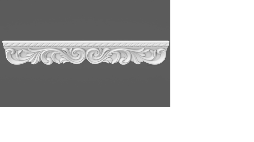 картинка Плинтус потолочный D145/60 (70) 2м от магазина Евродом
