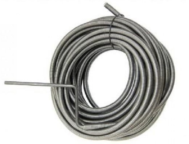картинка Трос сантехнический пружинный (6,5 мм) 10 м 833 от магазина Евродом