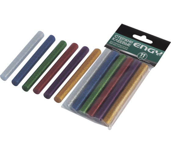 картинка Стержни клеевые для пистолетов 7х100 мм, 6шт. цветные от магазина Евродом