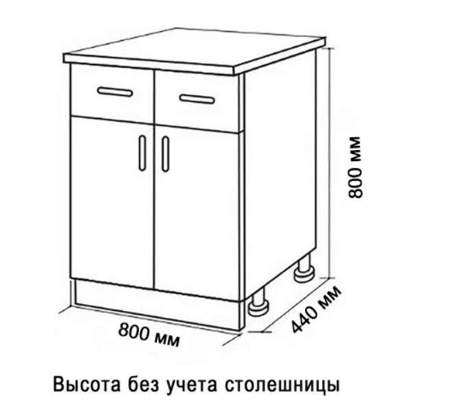 картинка Стол разделочный 80 венге от магазина Евродом