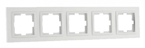 картинка Рамка Larıssa 5-м белый Mono Electric от магазина Евродом