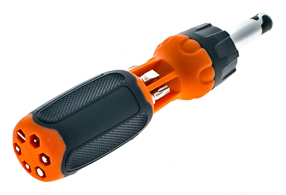 картинка Отвертка трещоточная 1040-08-SS9, 7 в 1, Sturm! от магазина Евродом