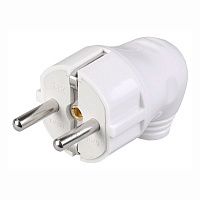 картинка Вилка з/к угловая 16А белая (А105) от магазина Евродом