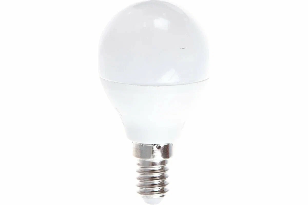 картинка Лампа светодиодная Saffit SBG4511 11W 6400K 230V E14 G45 шар от магазина Евродом