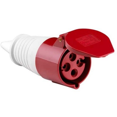 картинка Розетка 214 переносная 3Р+РЕ 16А 380В IP44 ИЭК от магазина Евродом