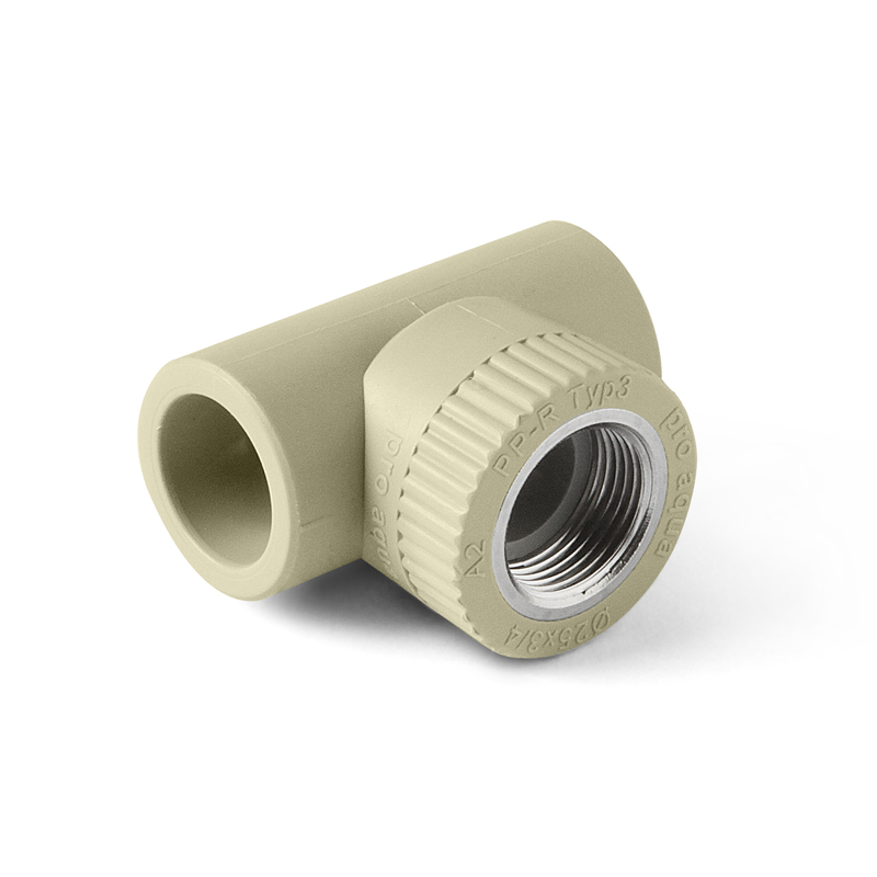 картинка Тройник комб. внутр.р.  Ø25х3/4" PRO AQUA Серый (10) от магазина Евродом