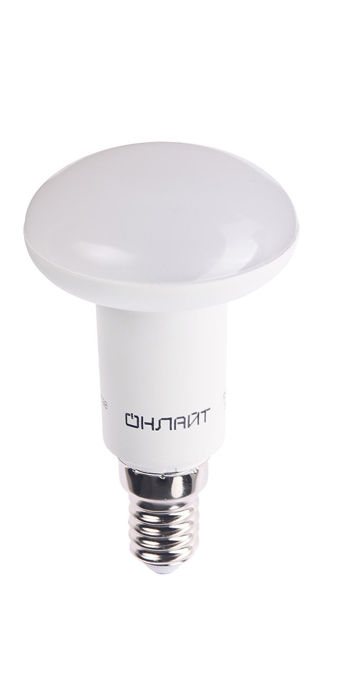 картинка Лампа светодиодная ОНЛАЙТ ОLL-R50-5-230-4K-E14  от магазина Евродом