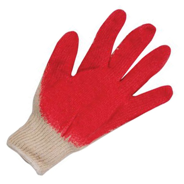 картинка Перчатки вязаные х/б с резиновой заливкой наладонника от магазина Евродом